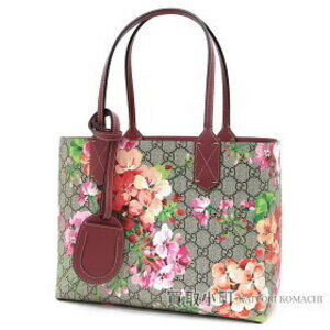 Gucci GG Blooms Reversible Leather Tote Bag Rose Pink Flower